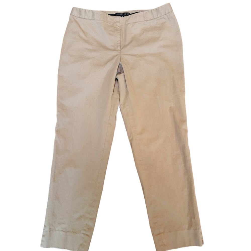 LAFAYETTE 148 KHAKI CASUAL PANTS SIZE 12